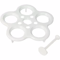 vhbw - the clever way Compartiment à œuf à 5 emplacements pour votre robot de cuisine Rendez votre routine de cuisson plus fa ...