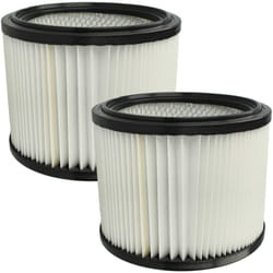 Vhbw - 2x filtre plissé remplacement pour Starmix fpp 5000 hepa ws, 460475 pour aspirateur à sec/humide - noir / blanc 5000 cm²