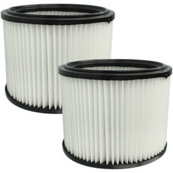 Vhbw - 2x filtre plissé remplacement pour Starmix fpp 3500 ws, 460727 pour aspirateur à sec/humide - noir / blanc 3500 cm²
