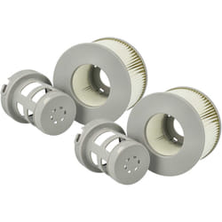 Vhbw - 2x Cartouches filtrantes compatible avec MSpa Starry piscine pompe de filtration, filtre à eau gris / blanc
