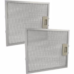 vhbw - the clever way Lot de filtres (2x filtre à graisse métallique) compatible et de haute qualité pour votre hotte de cuis ...
