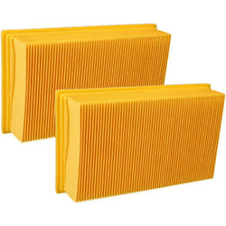 Vhbw - 2x filtre plissé plat compatible avec Kärcher nt 35/1 Ap, nt 25/1 Ap aspirateur sec/humide, aspirateur - Élément filtrant