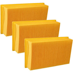 Vhbw - 3x filtre plissé plat remplacement pour Kärcher 6.904-206 pour aspirateur sec/humide, aspirateur - Élément filtrant