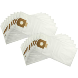 Vhbw - 20x Sacs remplacement pour Kärcher 6.904-084.0, 6.904-333.0 pour aspirateur - microfibre non tissée, 7 l, 55cm x 24,7cm blanc