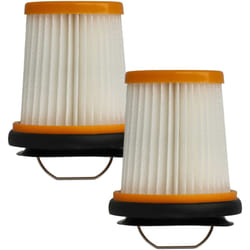 Vhbw - 2x filtre remplacement pour Shark XHFWV200 pour aspirateur - filtre hepa orange / noir / blanc