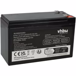 vhbw - the clever way - Batterie de rechange de haute qualité avec une grande autonomie et compatible avec votre ASI (vous tr ...