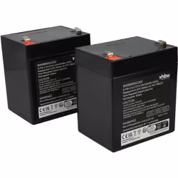 vhbw - the clever way - Batterie de rechange de haute qualité avec une grande autonomie et compatible avec votre ASI (vous tr ...