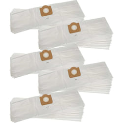 Vhbw - 50x Sacs compatible avec Rowenta ZR-817, ZR-815 19+20l Serie, ZR815 Bully, ZR-82 aspirateur - microfibre non tissée, 73cm x 21cm blanc
