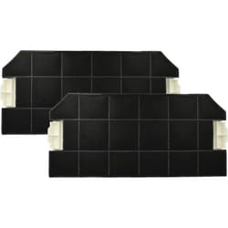 vhbw 2x Filtres à charbon actif remplacement pour Küppersbusch EDIP6780, K537310, 537310 pour hotte aspirante - 49,6 x 23 x 3 cm