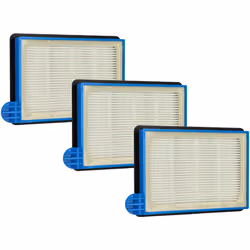 vhbw - the clever way Lot de 3x filtre après-moteur pour votre aspirateur - Finition sur mesure pour un changement de filtre  ...