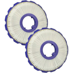 2x filtre compatible avec Dyson UP15 Small Ball, DC51 Mulitifloor aspirateur - filtre après-moteur hepa bleu / blanc - Vhbw