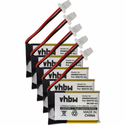 vhbw - the clever way - Batterie de rechange de haute qualité avec une grande autonomie et compatible avec votre casque audi  ...