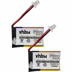 vhbw - the clever way - Batterie de rechange de haute qualité avec une grande autonomie et compatible avec votre casque audi  ...