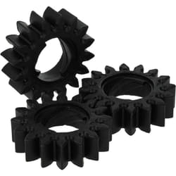 3x Roue crantée remplacement pour Briggs & Stratton 280104S pour démarreur, starter électrique pour Tondeuse à gazon - 4 cm rouage, 16 dents - Vhbw