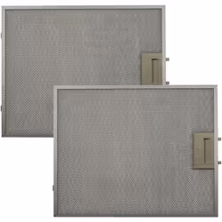 vhbw - the clever way Lot de filtres (2x filtre à graisse métallique) compatible et de haute qualité pour votre hotte de cuis ...