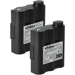 Vhbw - 2x Batterie remplacement pour Alan / Midland BATT5R, PB-ATL/G7 pour radio talkie-walkie (700mAh, 6V, NiMH)
