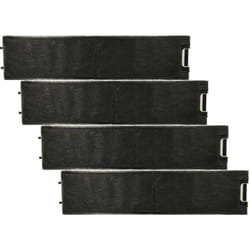 Vhbw - 4x Filtres à charbon actif compatible avec Miele da 3450-55, da 3456-55, da 3461, da 3460, da 3460-60 hotte aspirante - 49 x 11,3 x 2,8 cm