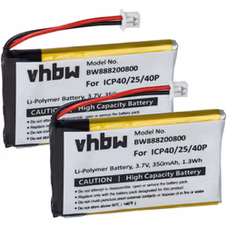 vhbw - the clever way - Batterie de rechange de haute qualité avec une grande autonomie et compatible avec votre casque audi  ...