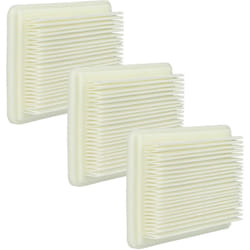 Vhbw - 3x filtre remplacement pour Bosch 2609256F44, 06033B9101 pour aspirateur - filtre HEPA/à plis plats blanc