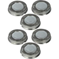 Vhbw - 6x Têtes de rasoir de remplacement compatible avec Philips HQ3865, HQ3870, HQ41, HQ42, HQ404, HQ406, HQ386, HQ420, HQ40, HQ402 rasoir