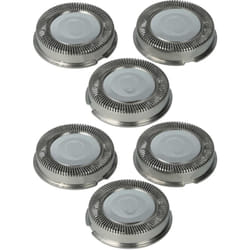 Vhbw - 6x Têtes de rasoir de remplacement compatible avec Philips HQ4625, HQ4630, HQ468, HQ4607, HQ4608, HQ4601, HQ4609, HQ4610 rasoir électrique