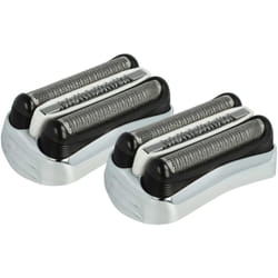 Vhbw - 2x Têtes de rasoir de remplacement compatible avec Braun nouvelle génération 3040, 3030, 3050cc, 3045, 3070cc, 3010, 300, 3020 rasoir