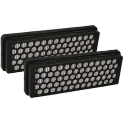 Vhbw - 2x filtre compatible avec Samsung VCC61G1V3G/XEN, VCC61G0V3B/XEN, VCC61J0V33/BOL aspirateur - filtre HEPA/à plis plats noir / blanc