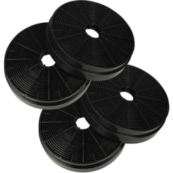 Vhbw - 4x Filtres à charbon actif remplacement pour Klarstein 10030727, CGCH3 pour hotte aspirante - 17,5 cm