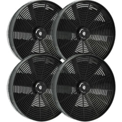 4x Filtres à charbon actif compatible avec Zanussi ZTW630T 94290020200 hotte aspirante - 17,3 cm, avec toile tendue - Vhbw