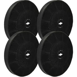 Vhbw - 4x Filtres à charbon actif compatible avec Tecnowind A9885165 184890DF6130E hotte aspirante - 19 cm