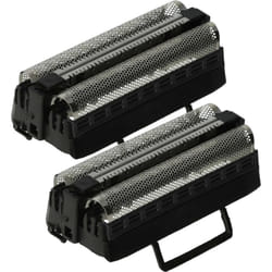 2x Grille double compatible avec Remington RS7876, RS7866, RS7868, RS7830, RS7832 rasoir électrique + cadre, noir/argenté - Vhbw