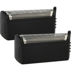 2x Grille compatible avec Braun 5597 rasoir électrique + cadre, noir/argenté - Vhbw