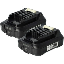 Vhbw - 2x Batterie compatible avec Makita DF331DY1J, DF331DWYX2, DF331DWYE, DF332DS, DF332D, DF331DZ, DF332 outil électrique (2500 mAh, Li-ion, 12 v)
