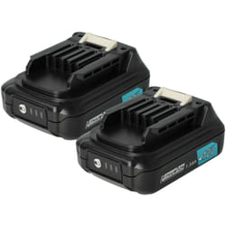 2x Batterie compatible avec Makita DMR108, DF333DSAX6, DMR107, DS032, DMR202, DMR110, DF332DZ outil électrique (1500 mAh, Li-ion, 12 v) - Vhbw