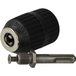 Vhbw - Mandrin à serrage rapide remplacement pour Hikoki 711099, 8717574023657 pour perceuse sans fil, noir