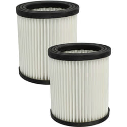 Vhbw - 2x filtre compatible avec Scheppach ASP15-ES aspirateur - filtre hepa noir / blanc