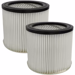 vhbw - the clever way Set de 2x Cartouche Filtre pour votre aspirateur industriel, pour aspiration à sec ou humide - Finition ...