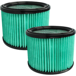Vhbw - 2x filtre compatible avec Bosch 060197C100, 06019E5100 aspirateur - filtre hepa bleu clair / noir