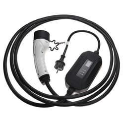 vhbw Câble de recharge type 2 vers prise euro F compatible avec Renault Rafale PHEV 5 e-tech voiture électrique - 1 phase 16 A