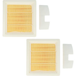 Vhbw - Lot de 4 filtres compatible avec Cleancraft flexCAT 16 h aspirateur - filtre hepa, préfiltre