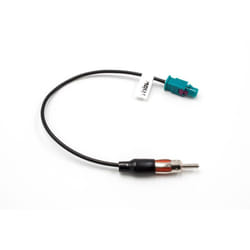 Vhbw - Adaptateur d'autoradio compatible avec Fiat 2012+ env. - Adaptateur d'antenne Fakra (m) vers din (m)