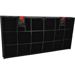 Vhbw - Filtre à charbon actif compatible avec aeg E016B2K332LEX2, HC3360M, HC5690M, DS80-B, DS80-M, HC3360-M, DS809-B, DS809-M hotte aspirante - 43 x