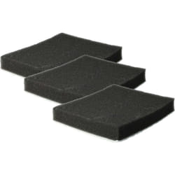 vhbw 3x Micro-filtre hygiénique compatible avec Samsung VCC4330V4R/ATC, VCC4330V4B/ATC aspirateur - Filtre à air noir / blanc, rectangulaire