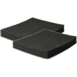 Vhbw - 2x Micro-filtre hygiénique compatible avec Samsung VCC4330V4R/ATC, VCC4330V4B/ATC aspirateur - Filtre à air noir / blanc, rectangulaire