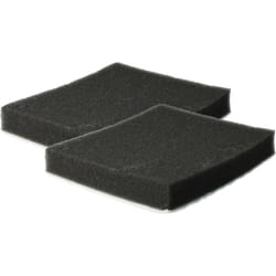 Vhbw - 2x Micro-filtre hygiénique compatible avec Samsung VCC47F1V3K/XEF, VCC47G0V37/XET aspirateur - Filtre à air noir / blanc, rectangulaire