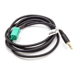 Vhbw - Câble adaptateur aux pour radio de voiture (120 cm) compatible avec Smart ForTwo 450, C450, A450