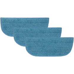 3x Housses de rechange compatible avec Philips SteamPlus FC7020/01 nettoyeur à vapeur, balai vapeur - microfibre, bleu - Vhbw