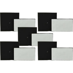 5x filtre d'échappement, 5x insert en mousse remplacement pour Philips XV1220, CP0789 pour aspirateur - Vhbw