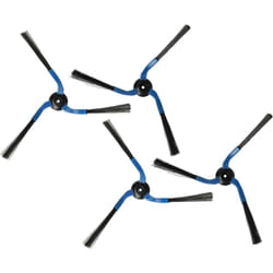 Vhbw - 4x Brosse latérale compatible avec Samsung Navibot VCR8877, VCR8894, VCR8857 robot aspirateur - Lot de brosses, gauche/droite, bleu / noir