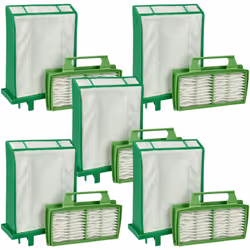 vhbw - the clever way Set de filtres de haute qualité pour votre aspirateur Ce set de filtres de rechange de 10 pièces de la ...